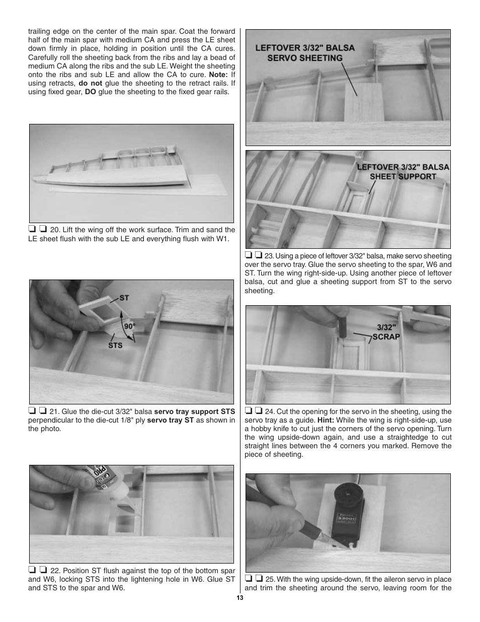 Great Planes Spitfire 40 Kit - GPMA0179 User Manual | Page 13 / 42