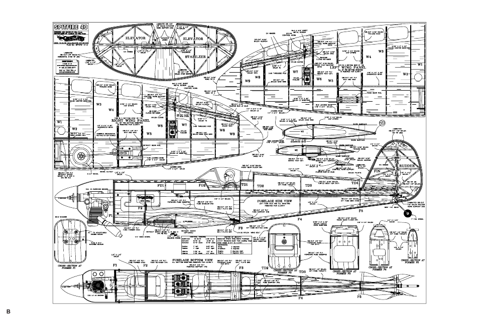 Great Planes Spitfire 40 Kit - GPMA0179 User Manual | Page 42 / 42