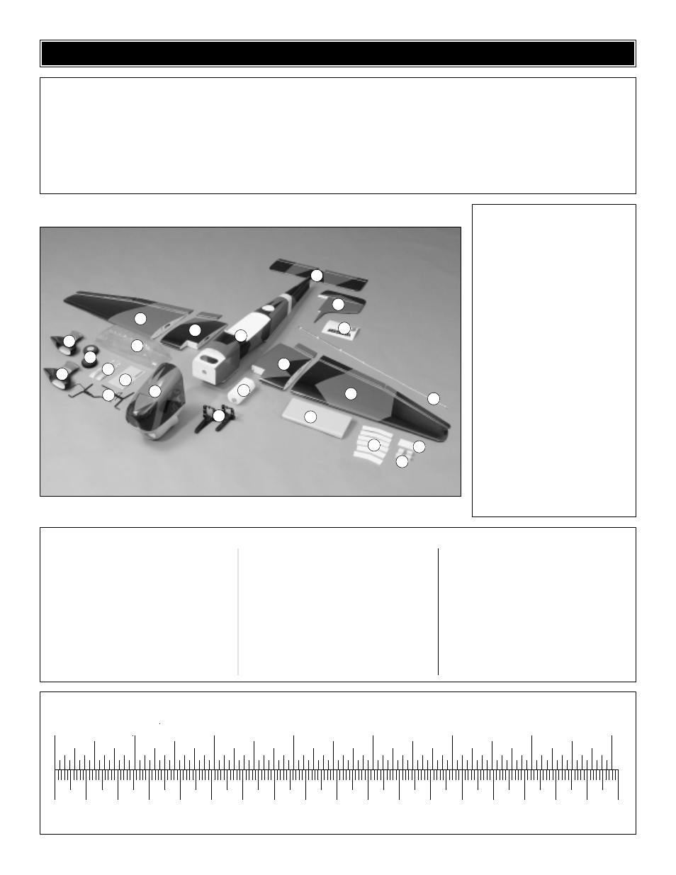 Kit contents | Great Planes Stuka Ju-87 60 ARF - GPMA1340 User Manual | Page 5 / 32