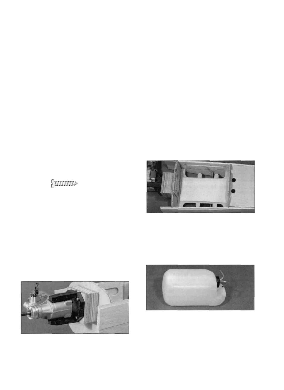 Drill engine mount, Fit fuel tank and fuelproof tank compartment | Great Planes Super Skybolt 60 Kit - GPMA0170 User Manual | Page 16 / 72