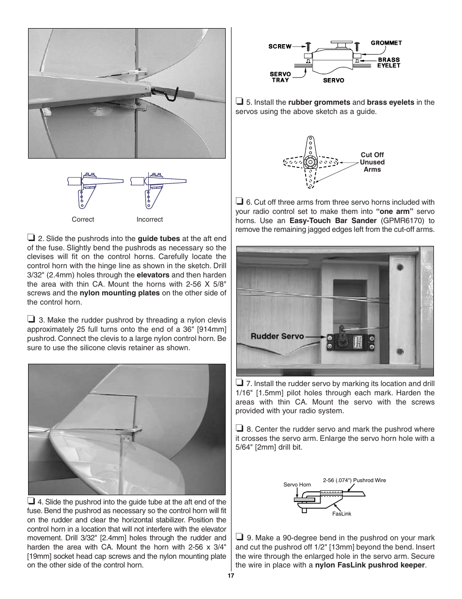 Great Planes Tiger Moth 60 ARF - GPMA1330 User Manual | Page 17 / 28