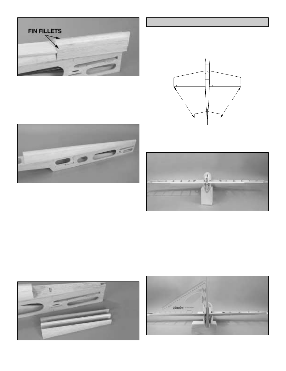 Mount the stabilizer and fin | Great Planes Tracer 46 Kit - GPMA0400 User Manual | Page 31 / 48