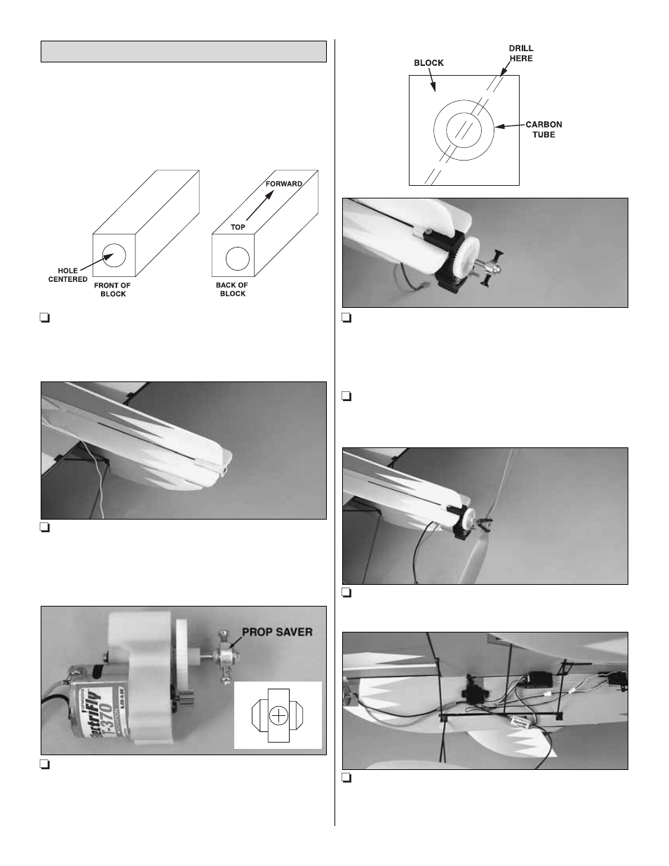 Mount the motor & gearbox | Great Planes Turmoil FlatOuts EP ARF - GPMA1115 User Manual | Page 16 / 24