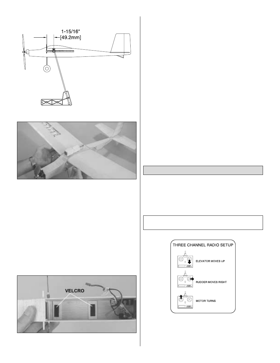Set the control throws | Great Planes Tutor Park Flyer Kit- GPMA0002 User Manual | Page 20 / 24