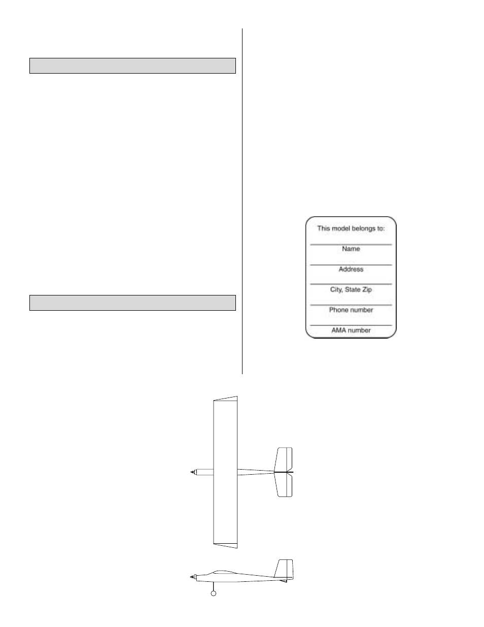 Rog (rise off ground) takeoff landing | Great Planes Tutor Park Flyer Kit- GPMA0002 User Manual | Page 24 / 24