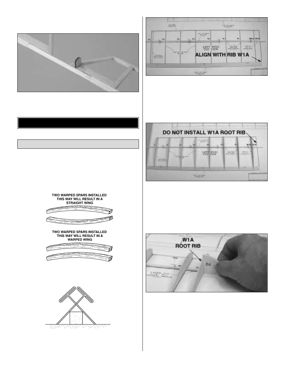 Build the wing | Great Planes Tutor Park Flyer Kit- GPMA0002 User Manual | Page 8 / 24