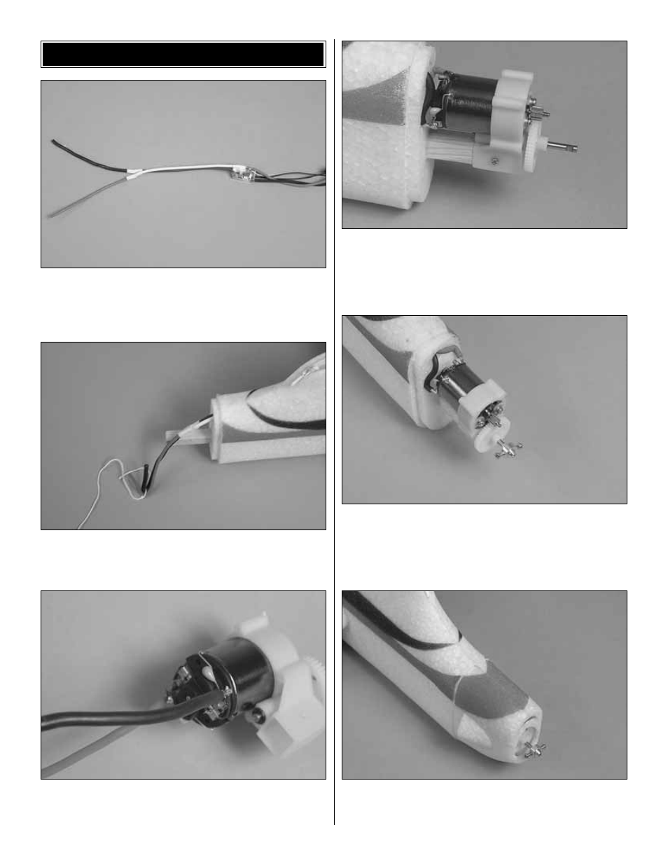 Install the propulsion system | Great Planes U-Can-Do 3D EP ARF - GPMA1275 User Manual | Page 11 / 16