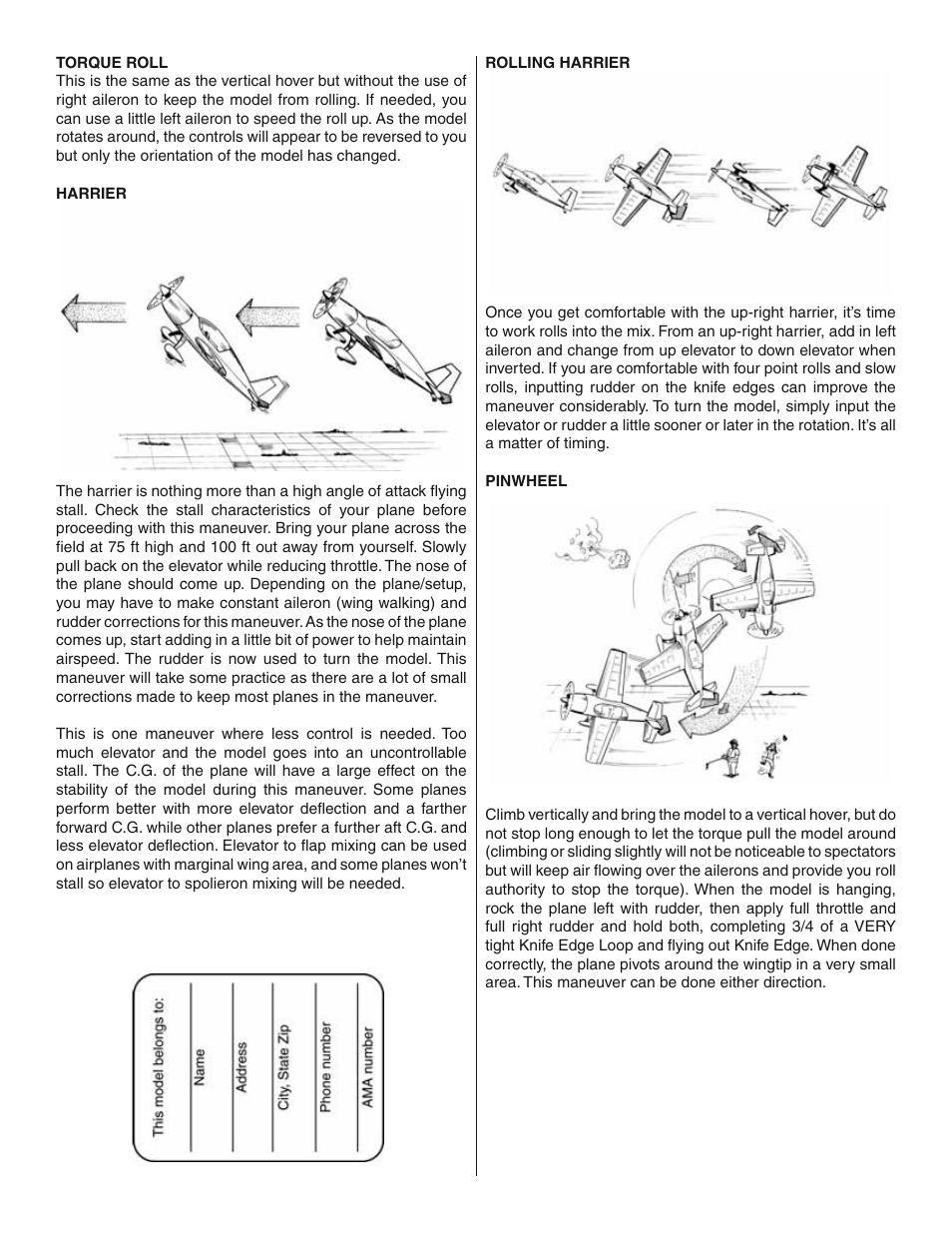 Great Planes Ultimate 3D E-Performance ARF - GPMA1546 User Manual | Page 28 / 28