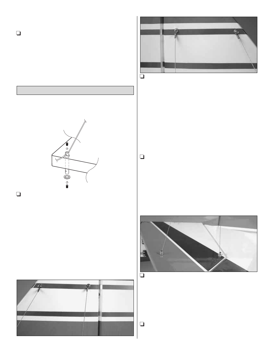 Install the tail wires | Great Planes Ultimate Bipe 1.60 ARF - GPMA1307 User Manual | Page 19 / 36