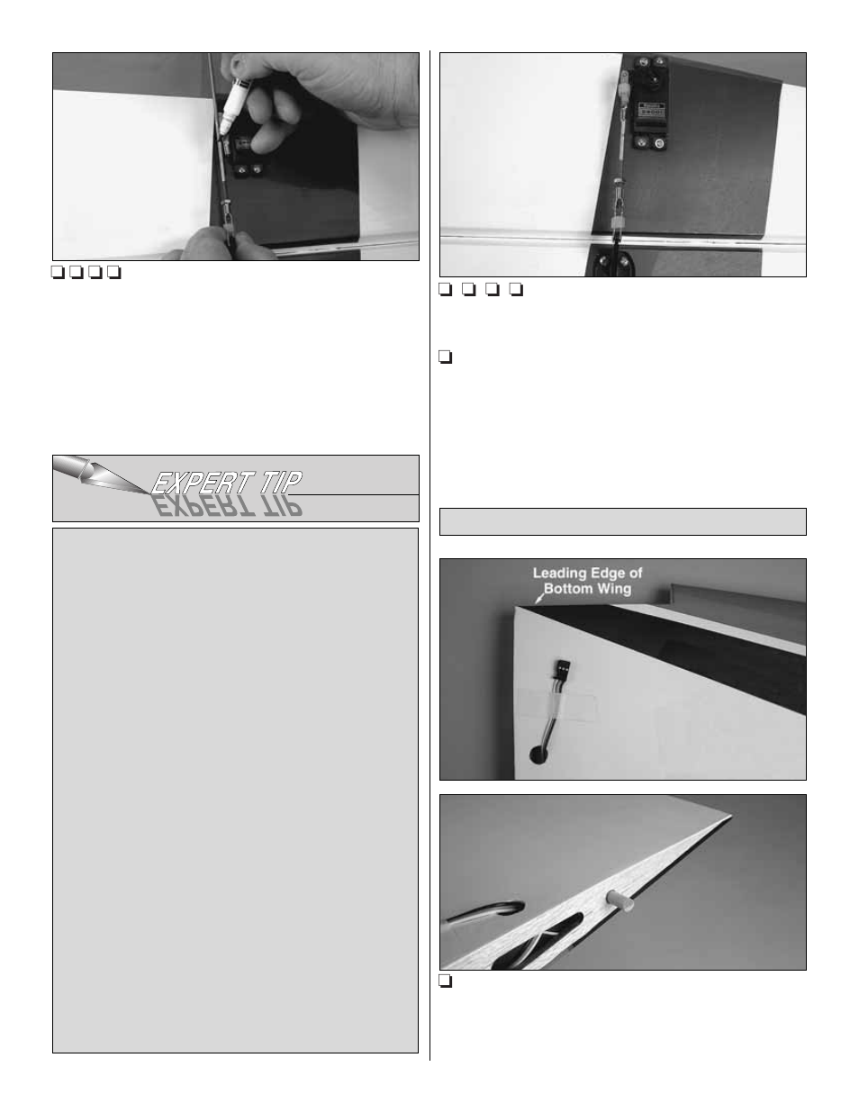 Join the bottom wing | Great Planes Ultimate Bipe 1.60 ARF - GPMA1307 User Manual | Page 9 / 36