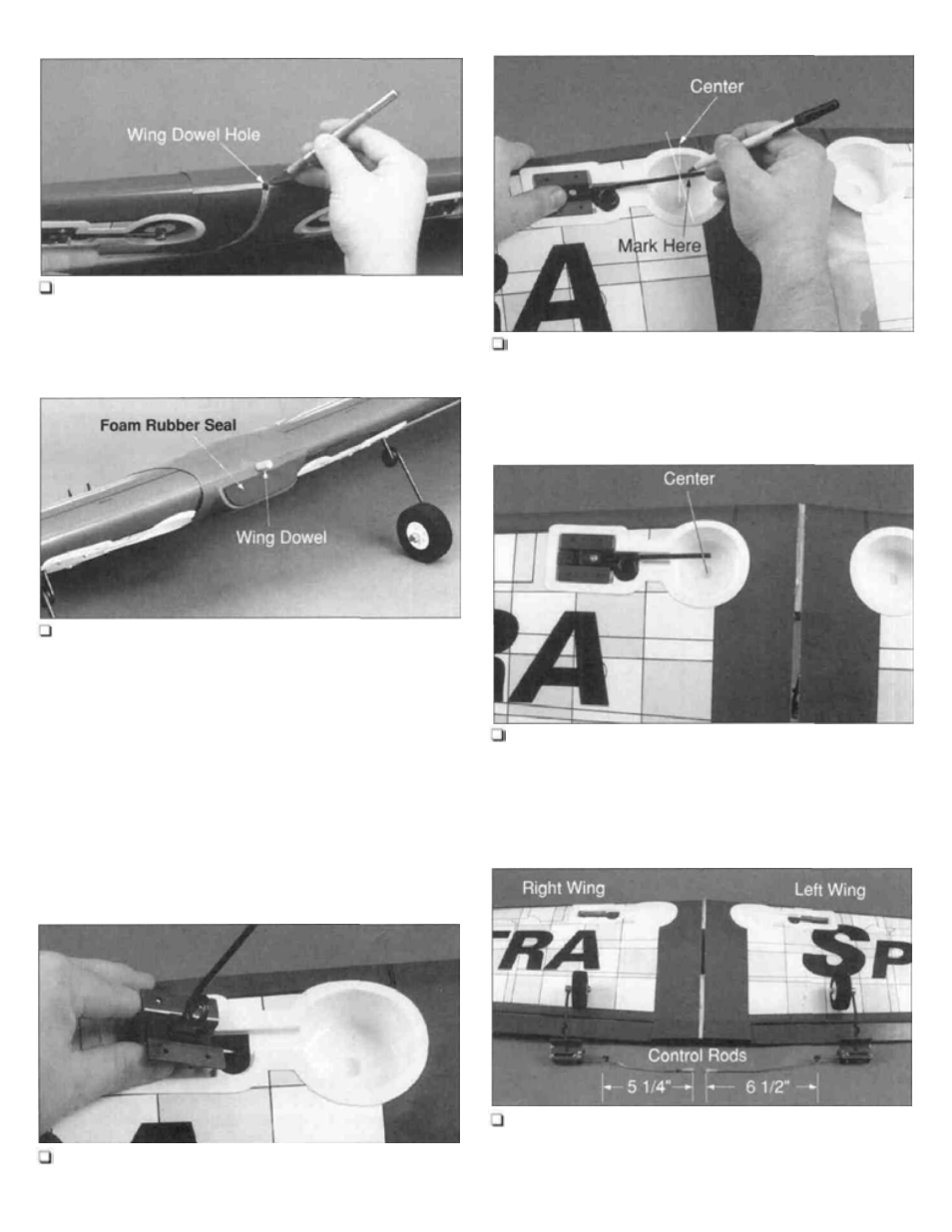 Landing gear assembly retracts (option b) | Great Planes Ultra Sport 40 ARF Red - GPMA1005 User Manual | Page 10 / 31