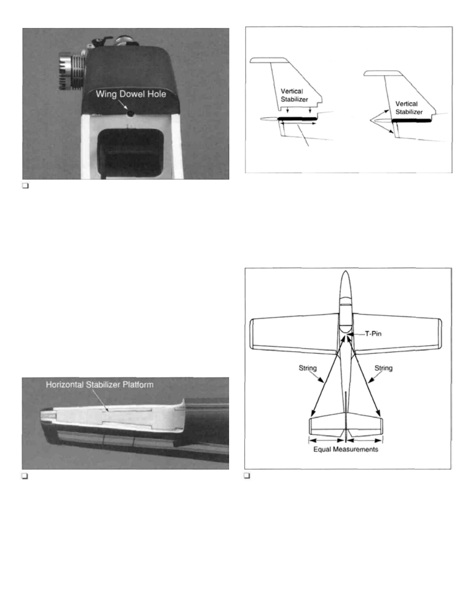 Horizontal stabilizer, Install the stabilizer platform | Great Planes Ultra Sport 40 ARF Red - GPMA1005 User Manual | Page 15 / 31
