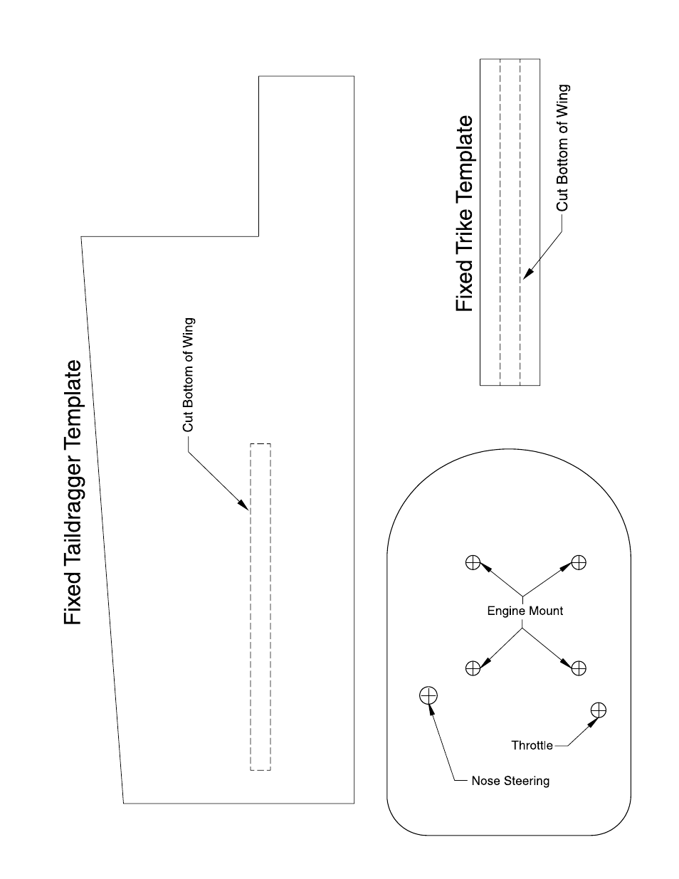 Engine mount template | Great Planes Ultra Sport 40 Plus Kit - GPMA0390 User Manual | Page 57 / 62