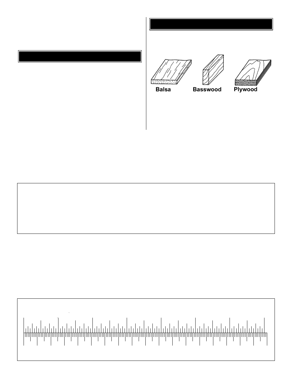 Types of wood common abbreviations | Great Planes Ultra Sport 40 Plus Kit - GPMA0390 User Manual | Page 6 / 62