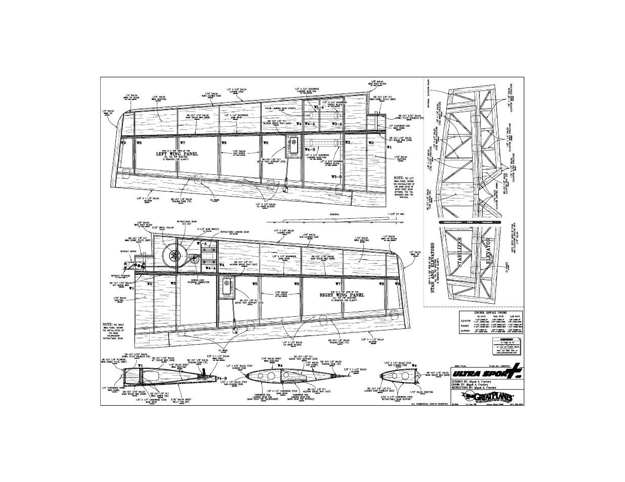 Great Planes Ultra Sport 40 Plus Kit - GPMA0390 User Manual | Page 62 / 62