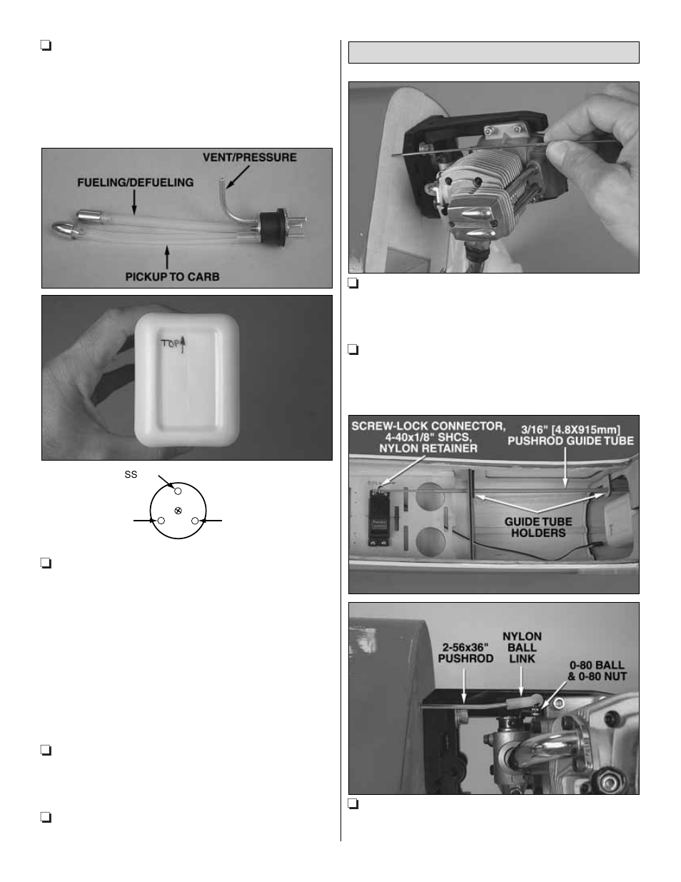 Hook up the throttle | Great Planes Venus II 60 ARF - GPMA1027 User Manual | Page 21 / 32