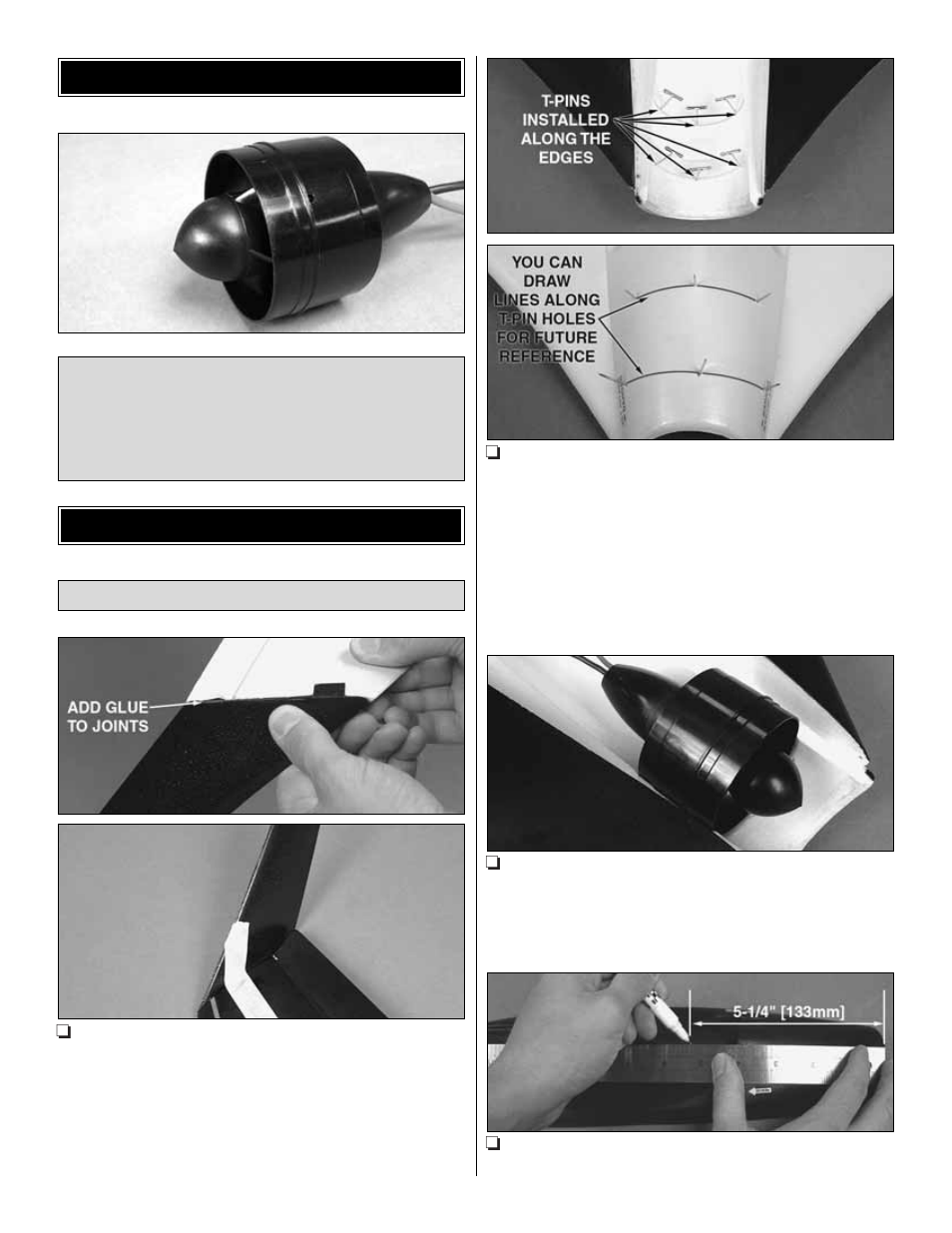 Assemble the airplane, Before you begin | Great Planes XPD-8 Ducted Fan ARF - GPMA1865 User Manual | Page 7 / 16