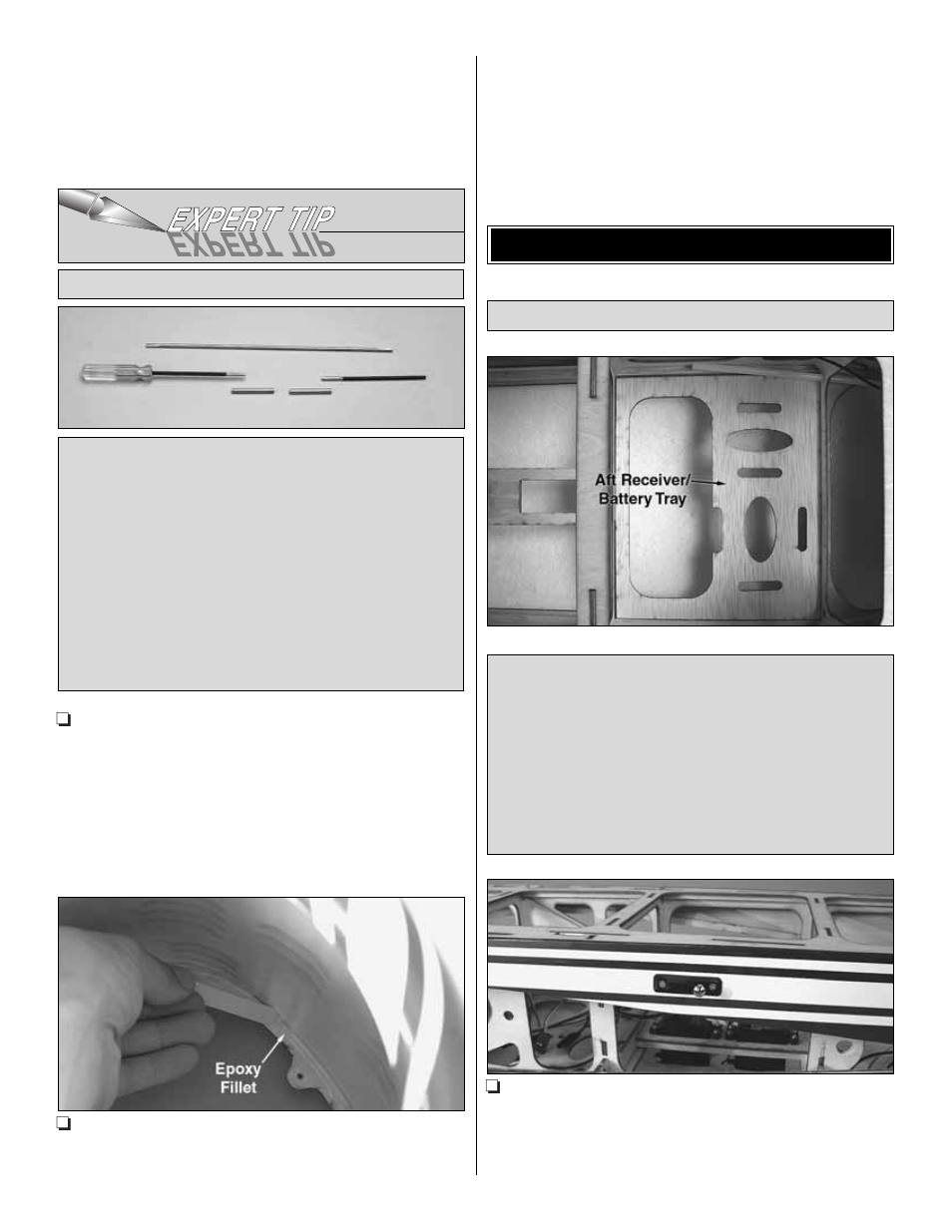 Finish the model, Install the radio system | Great Planes Yak-54 1.60 ARF - GPMA1411 User Manual | Page 25 / 36