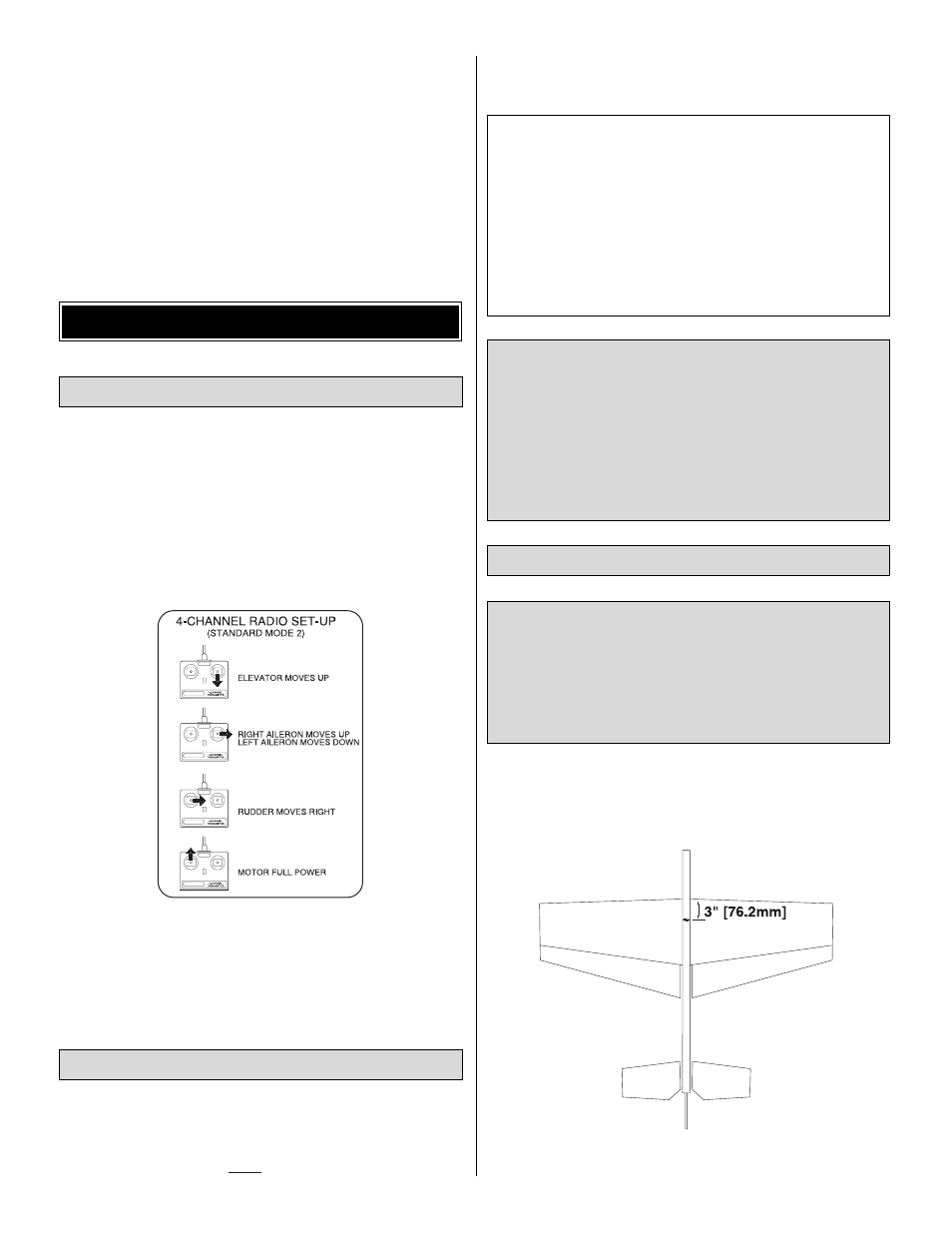 Balance the model (c.g.) | Great Planes Yak-55 EP 3D ARF - GPMA1190 User Manual | Page 12 / 16