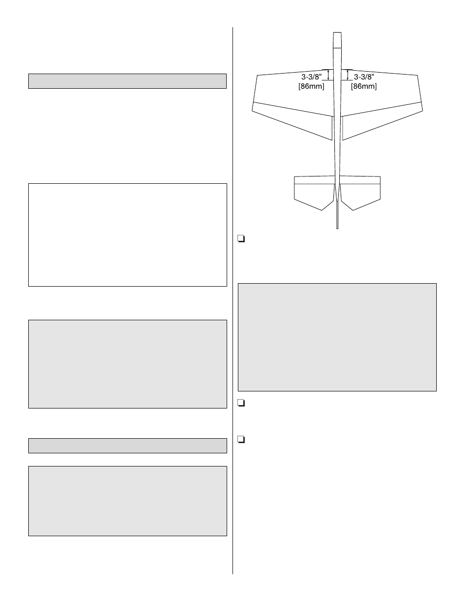 Balance the model cg, Set the control throws | Great Planes Yak-55 EP 3D ARF FlightFlex - GPMA1274 User Manual | Page 13 / 16