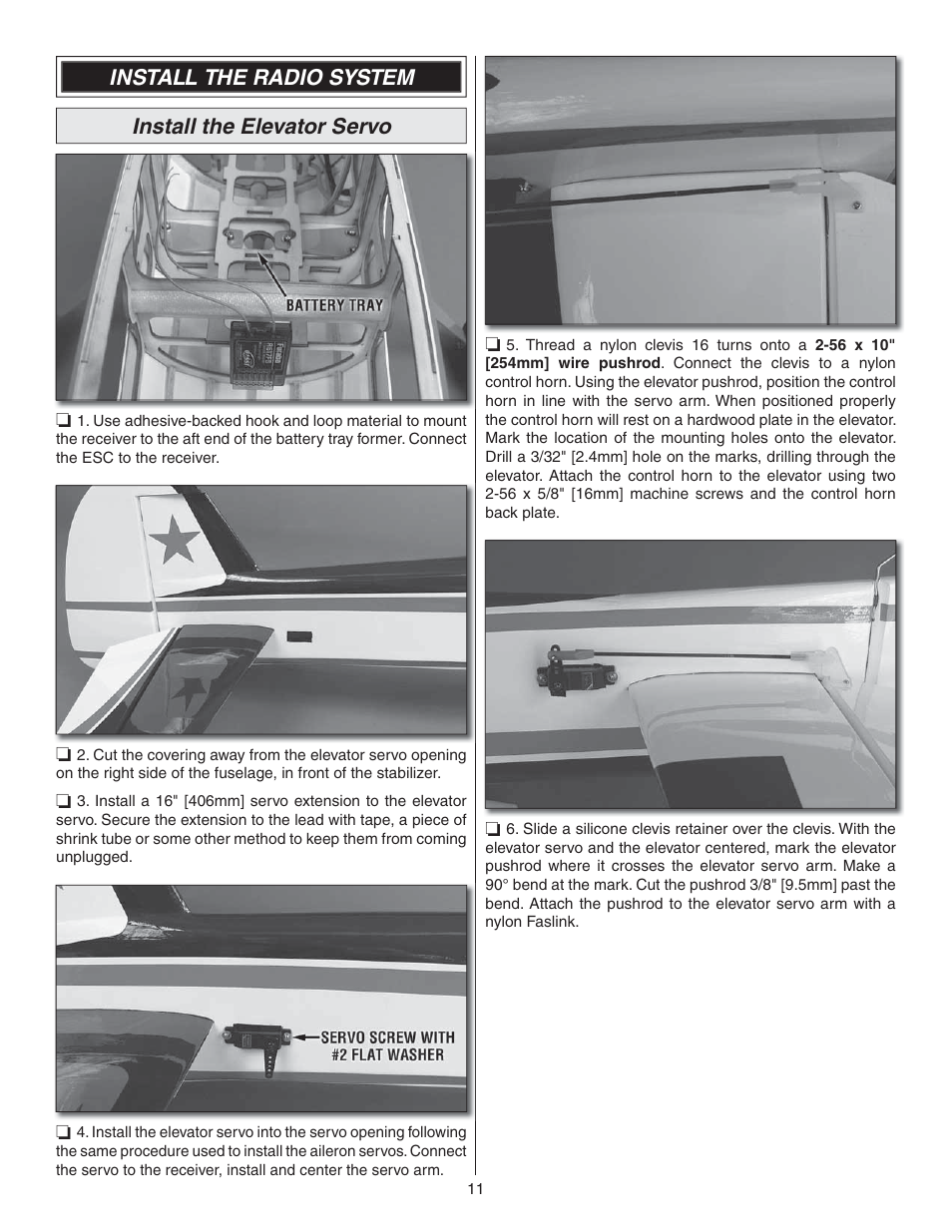 Great Planes Yak-55M EP ARF - GPMA1186 User Manual | Page 11 / 20