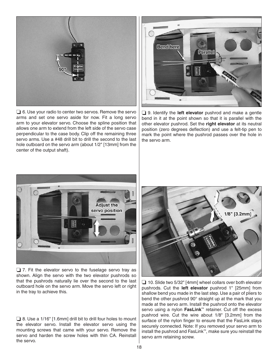 Great Planes Z526 Zlin Akrobat GP/EP ARF - GPMA1024 User Manual | Page 18 / 40