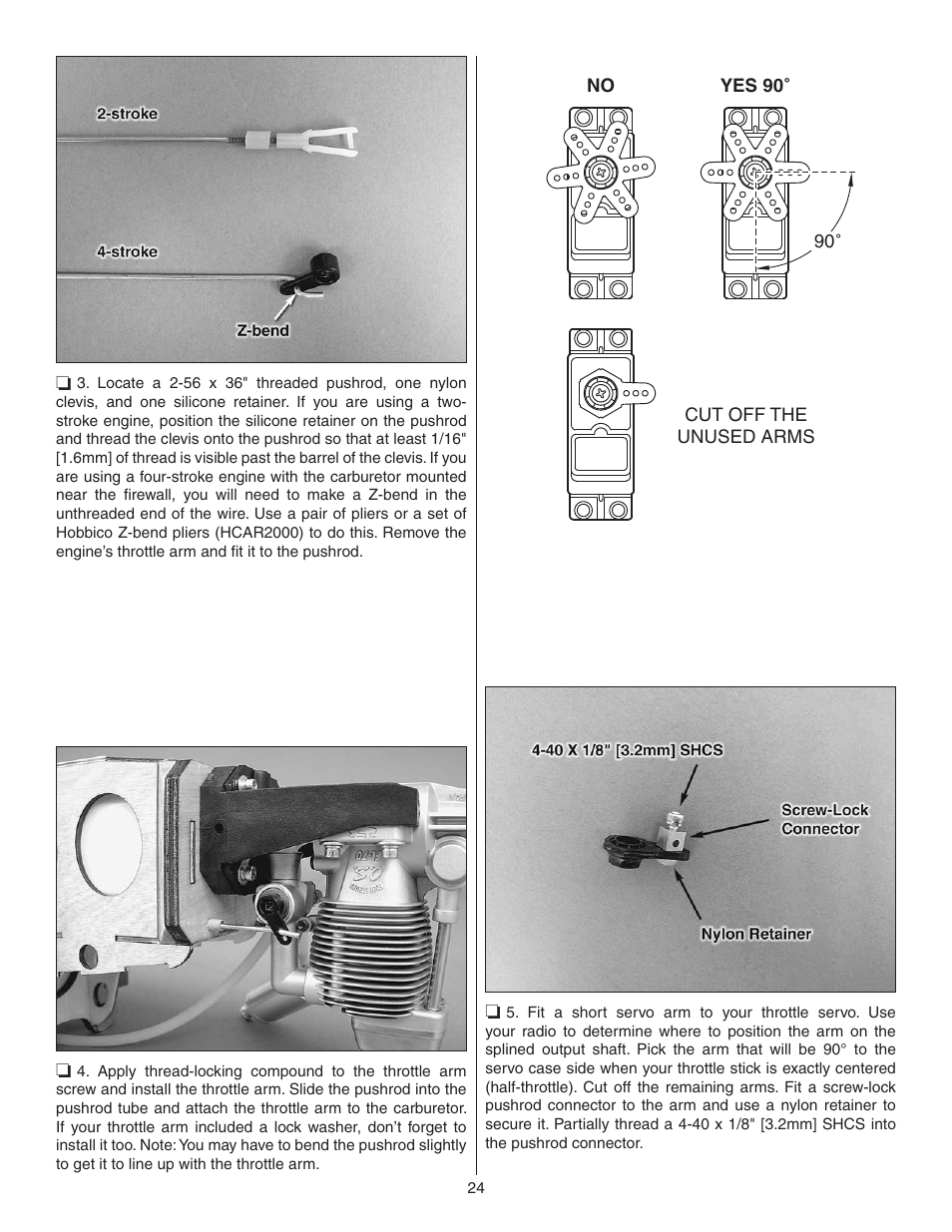 Great Planes Z526 Zlin Akrobat GP/EP ARF - GPMA1024 User Manual | Page 24 / 40