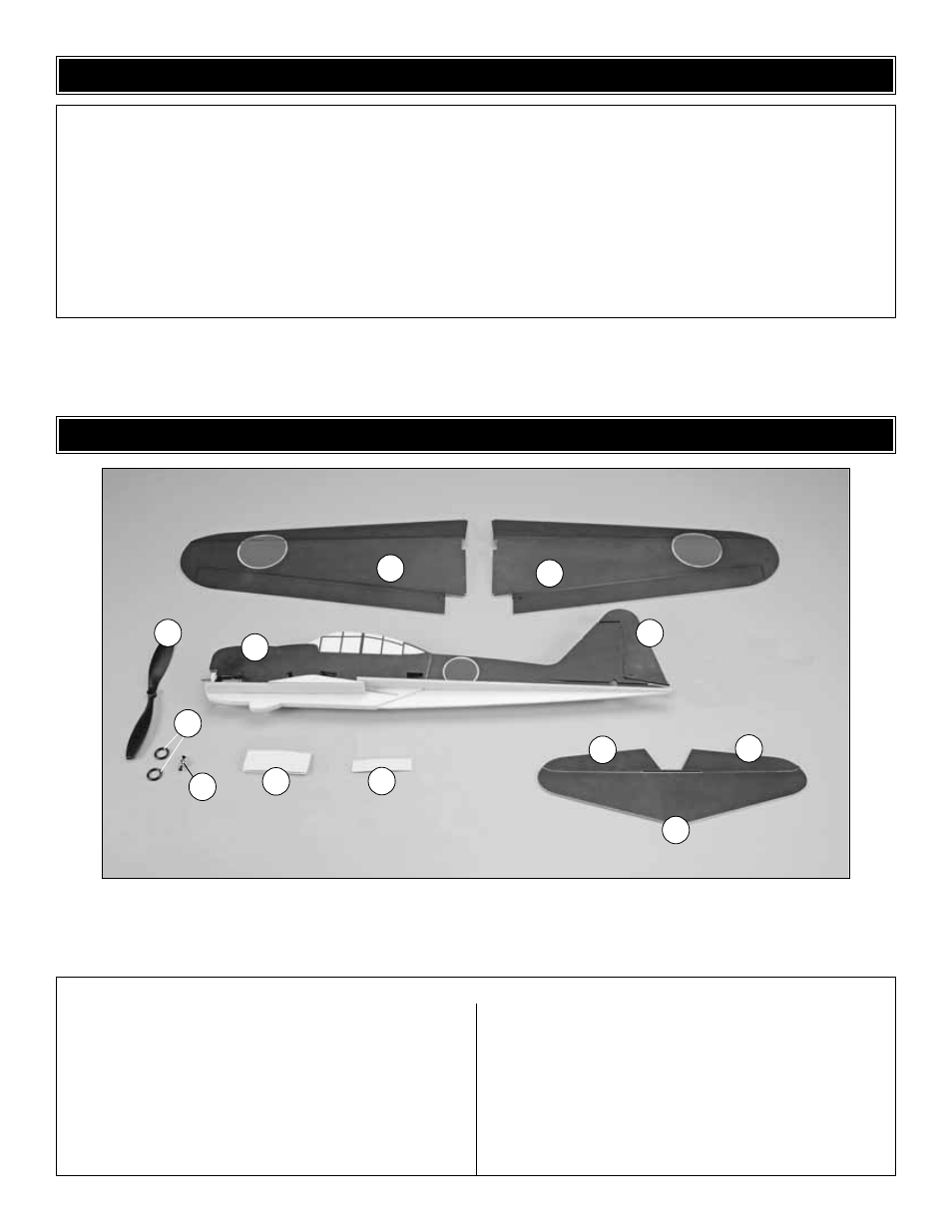Kit inspection, Kit contents | Great Planes Zero FlatOuts EP ARF - GPMA1122 User Manual | Page 5 / 16