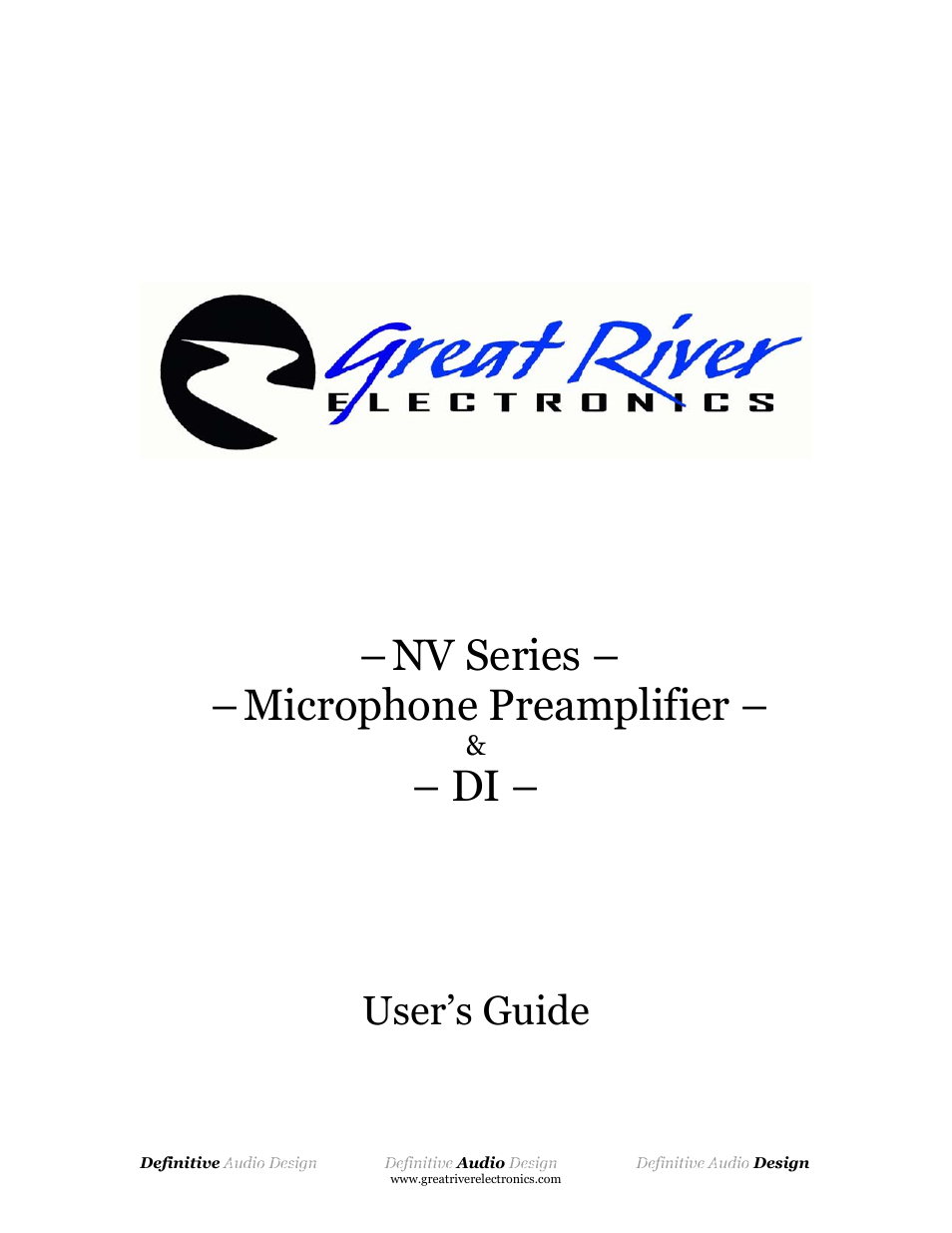 Great River Electronics MP-2NV User Manual | 7 pages