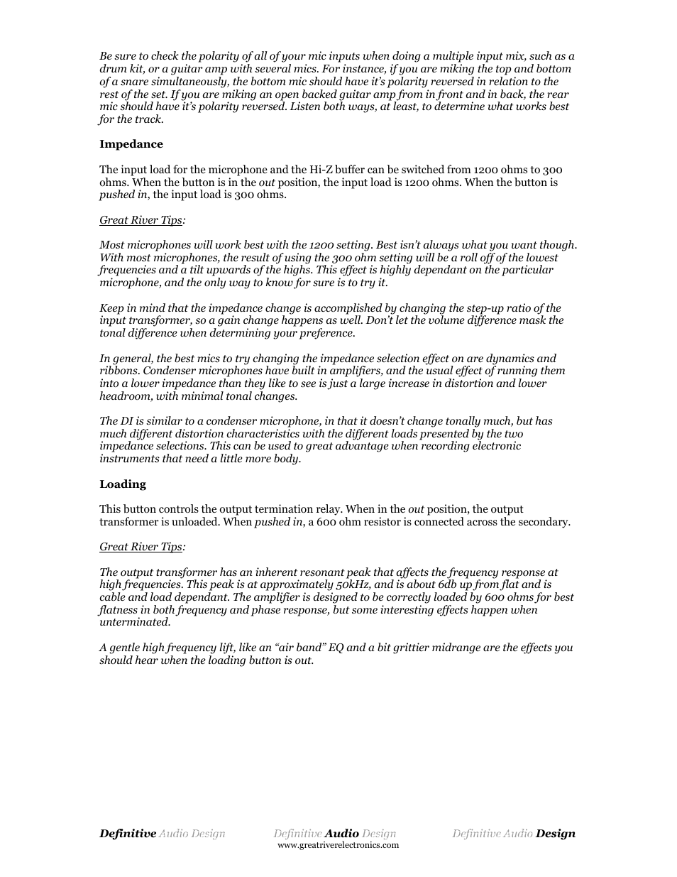 Great River Electronics MP-2NV User Manual | Page 4 / 7