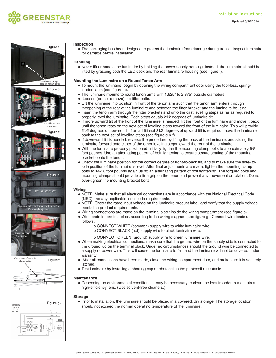 Installation instructions | GreenStar RTL Installation Instructions User Manual | Page 2 / 2