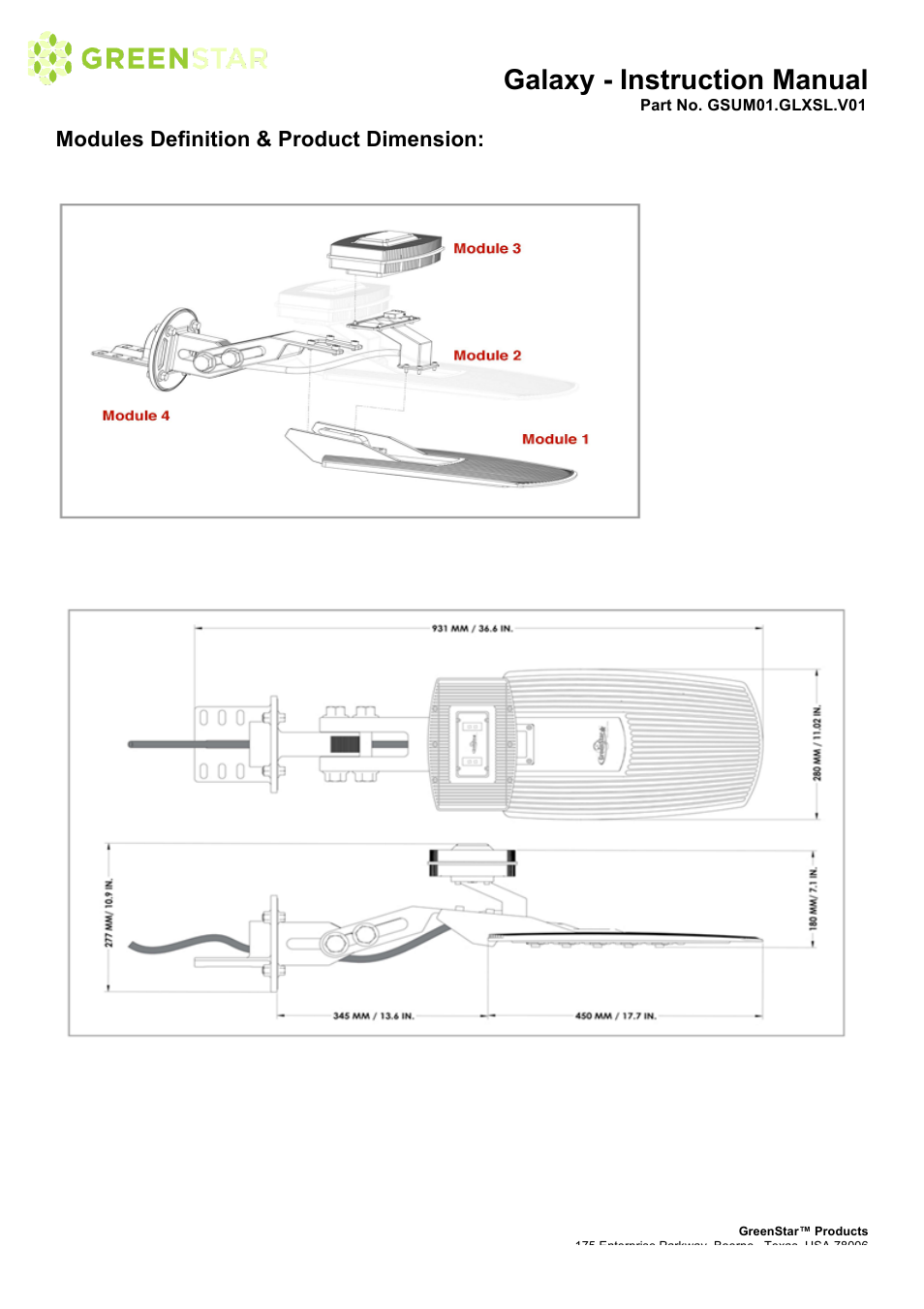 Galaxy - instruction manual | GreenStar Galaxy User Manual | Page 9 / 16