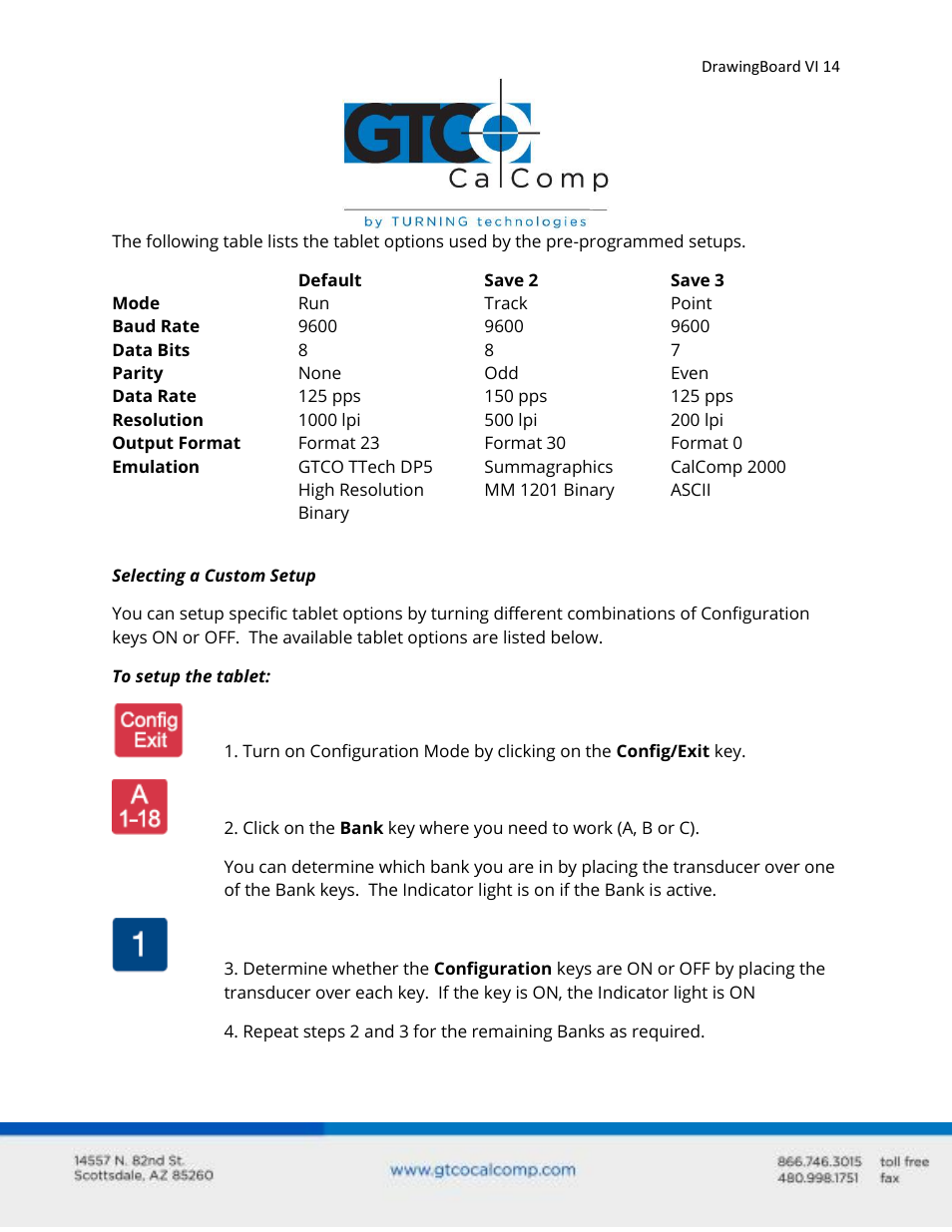 GTCO DrawingBoard VI - Users Guide User Manual | Page 14 / 52