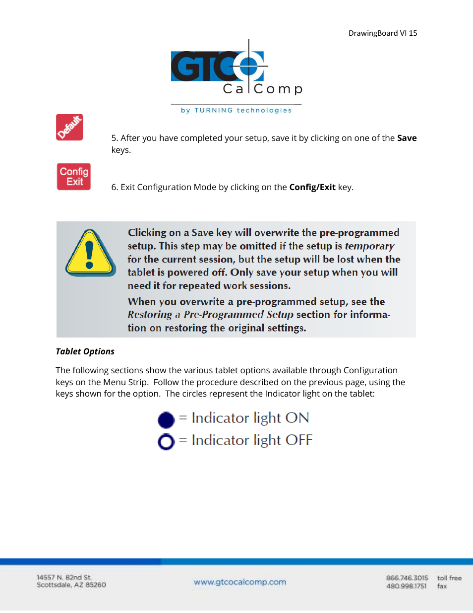 GTCO DrawingBoard VI - Users Guide User Manual | Page 15 / 52