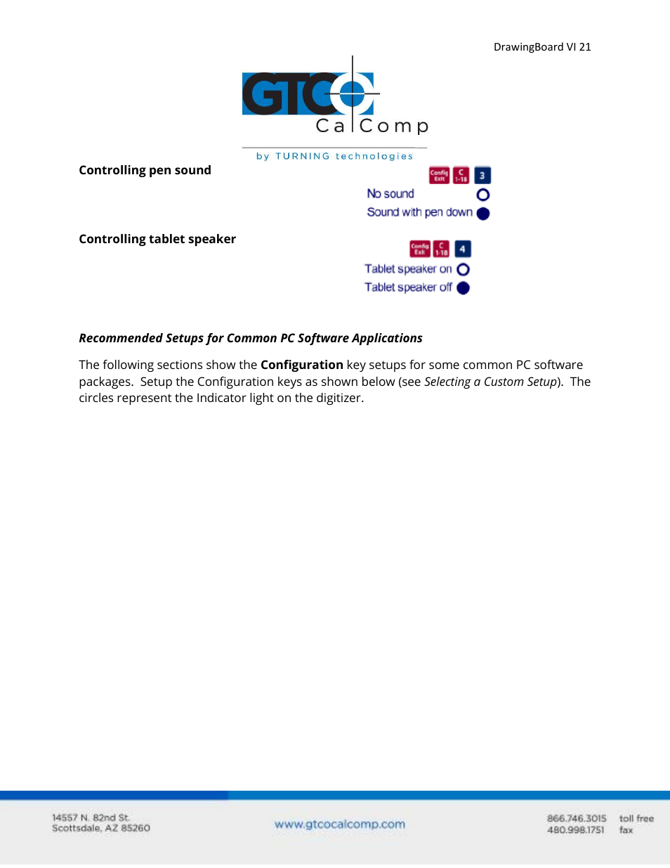 GTCO DrawingBoard VI - Users Guide User Manual | Page 21 / 52