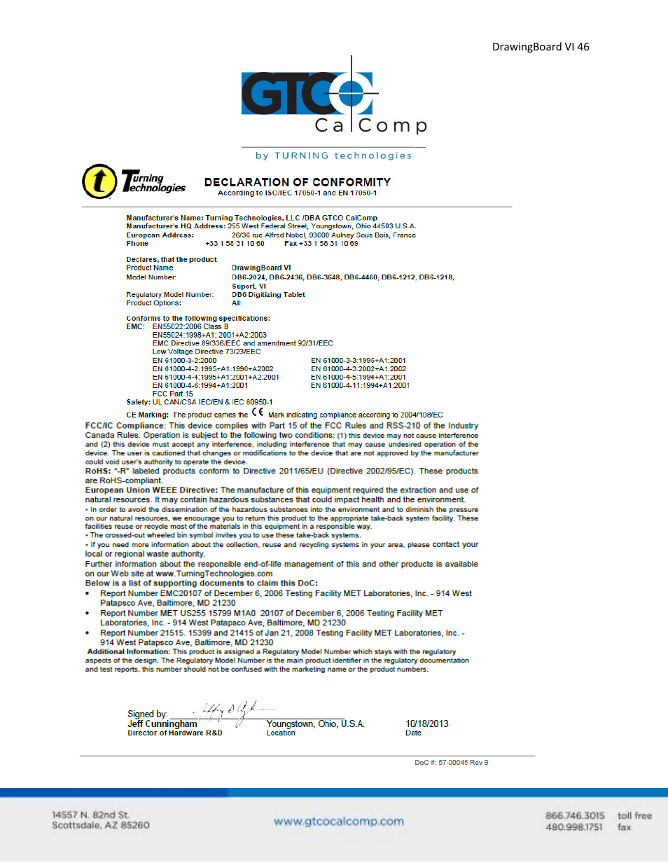 GTCO DrawingBoard VI - Users Guide User Manual | Page 46 / 52