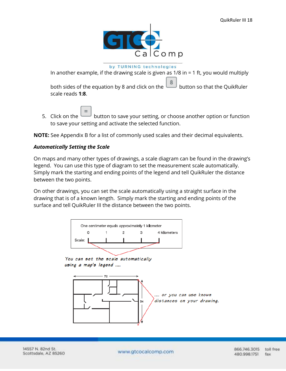 GTCO QuikRuler III - Users Guide User Manual | Page 18 / 42