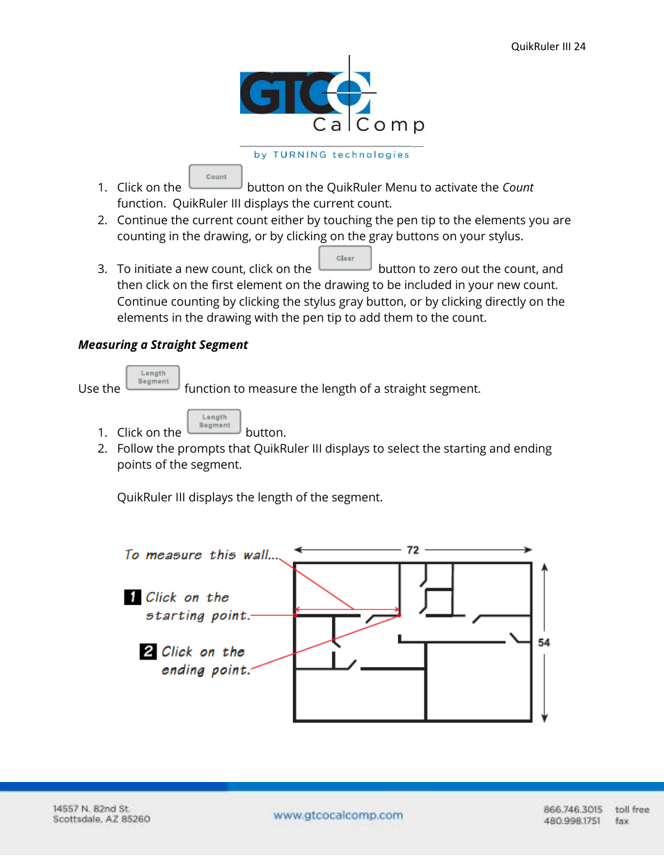 GTCO QuikRuler III - Users Guide User Manual | Page 24 / 42