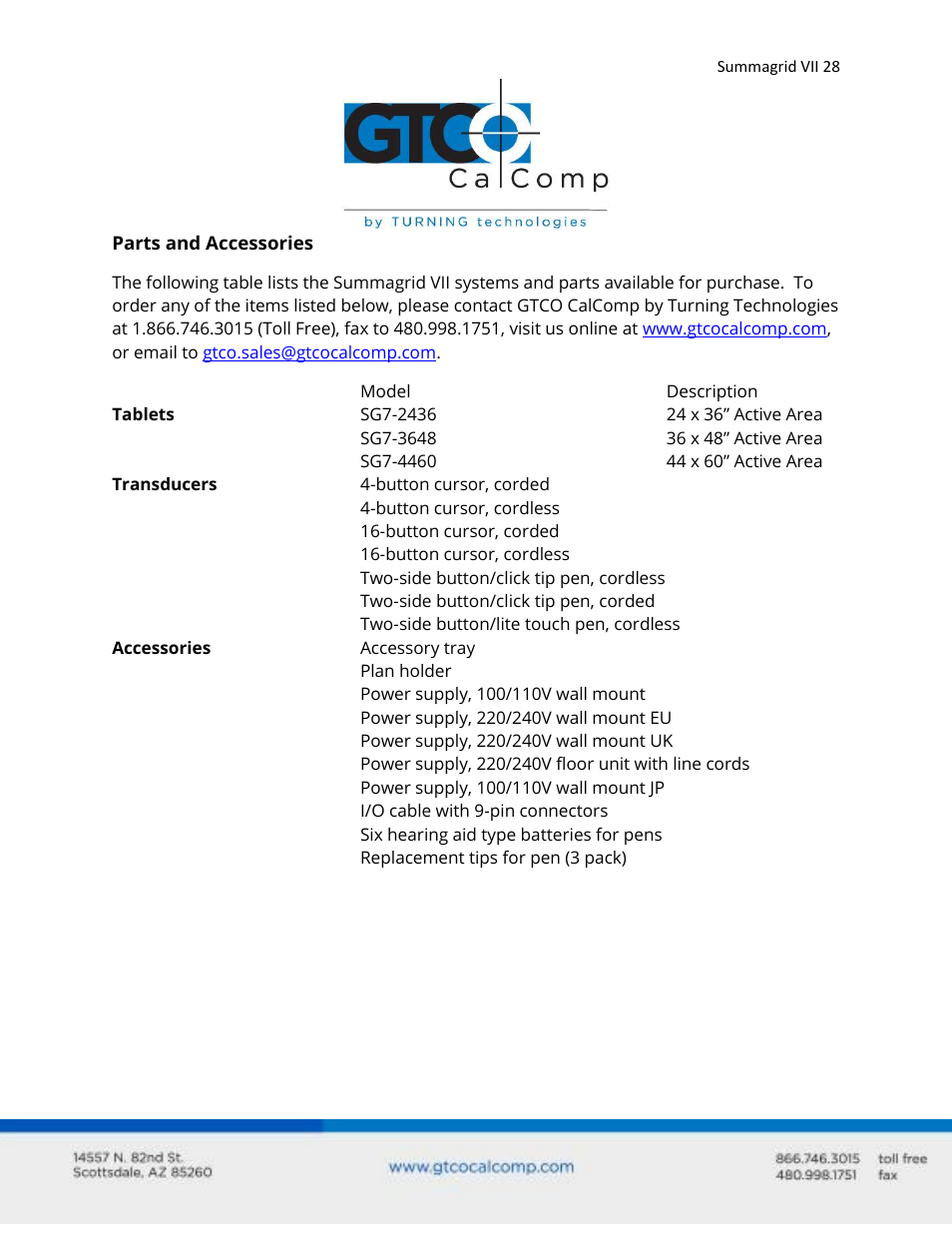 GTCO Summagrid VII - Users Guide User Manual | Page 28 / 40