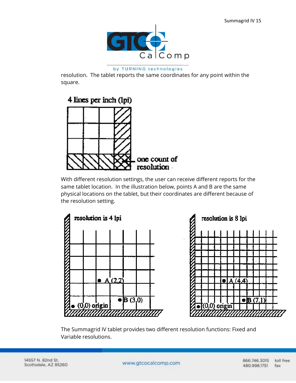 GTCO Summagrid IV - Users Guide Part 1 User Manual | Page 15 / 43