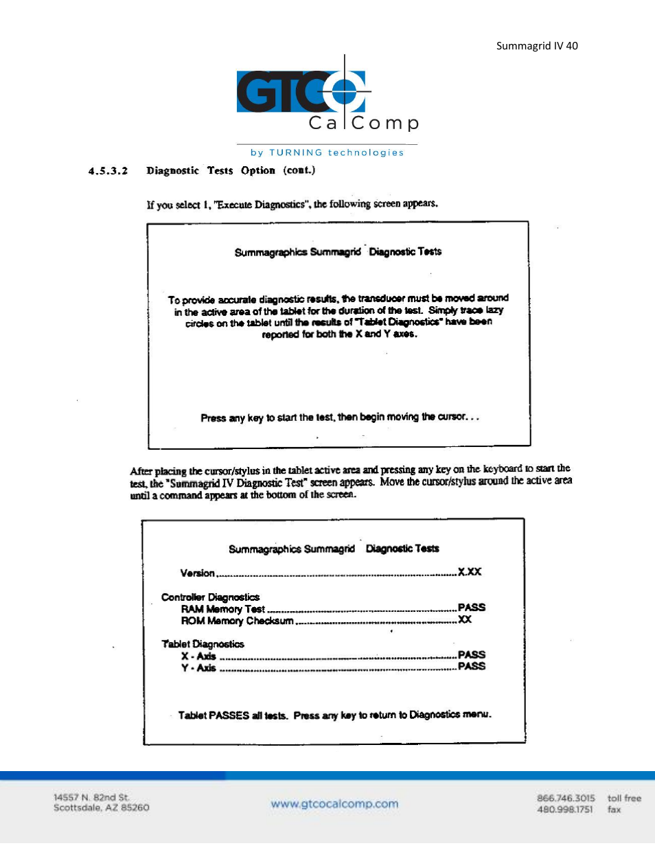 GTCO Summagrid IV - Users Guide Part 1 User Manual | Page 40 / 43
