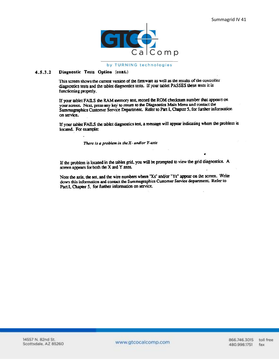 GTCO Summagrid IV - Users Guide Part 1 User Manual | Page 41 / 43