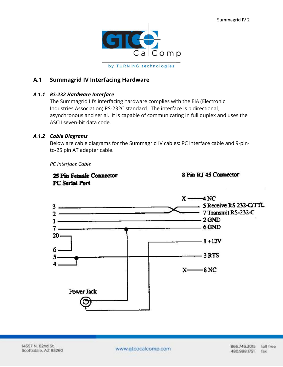 GTCO Summagrid IV - Users Guide Part 3 User Manual | Page 2 / 37