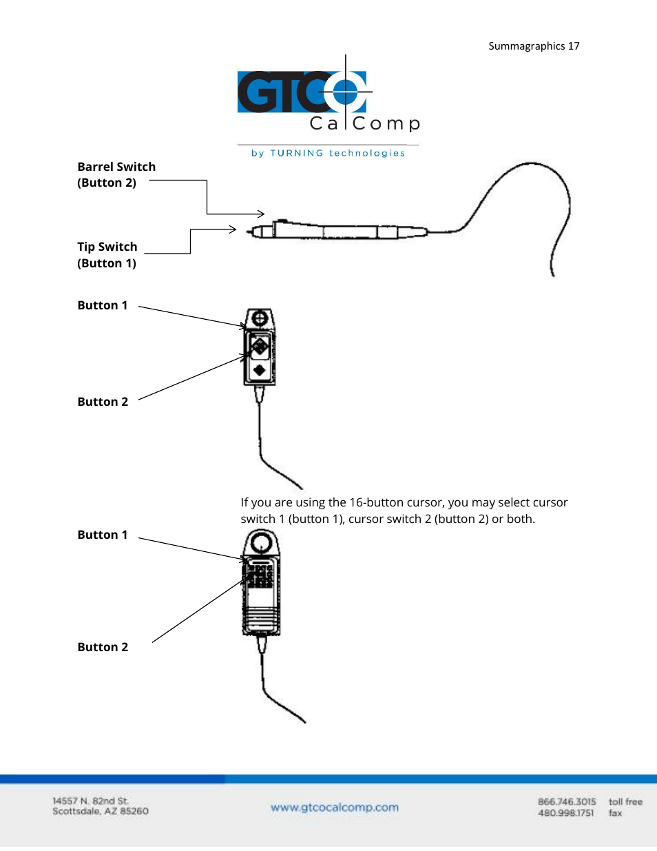 GTCO Summagraphics ADB Interface - Users Guide User Manual | Page 17 / 25