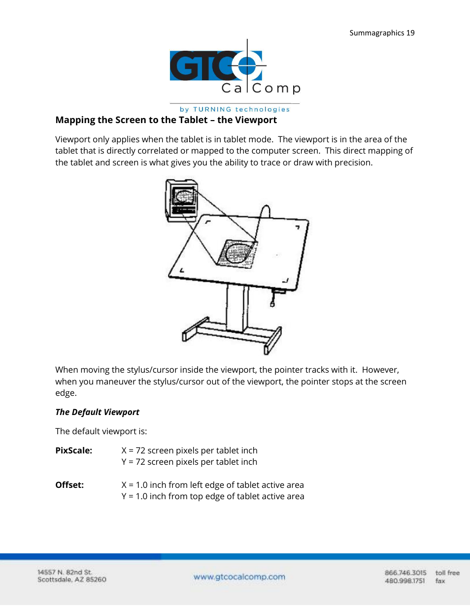 GTCO Summagraphics ADB Interface - Users Guide User Manual | Page 19 / 25