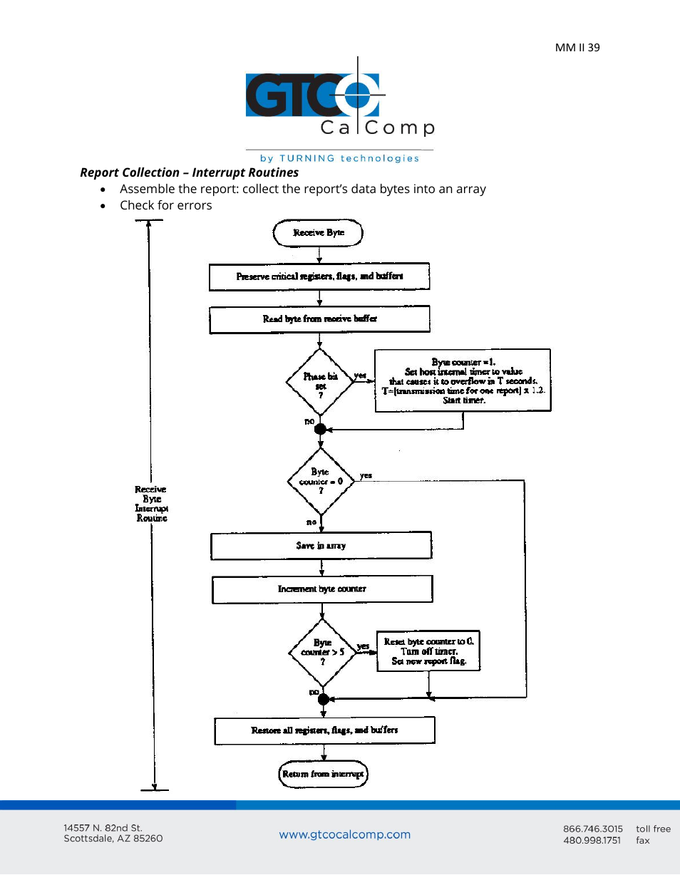 GTCO MM II 1201 - Users Guide User Manual | Page 39 / 61