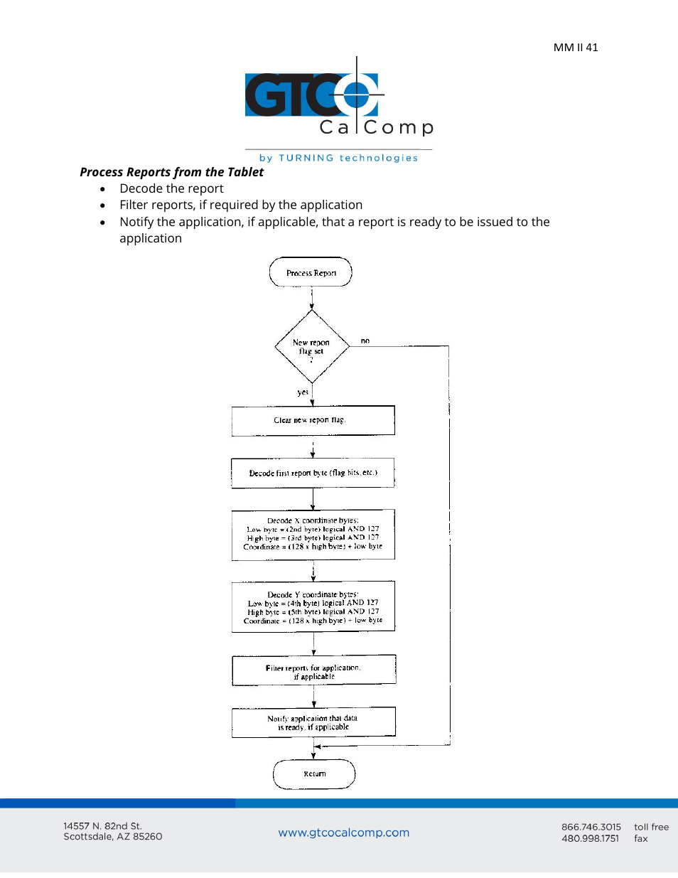 GTCO MM II 1201 - Users Guide User Manual | Page 41 / 61