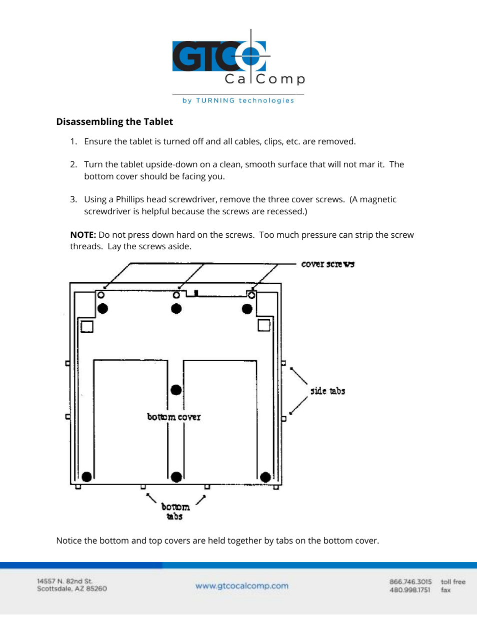 GTCO CR 1212 - Configuration User Manual | Page 2 / 8