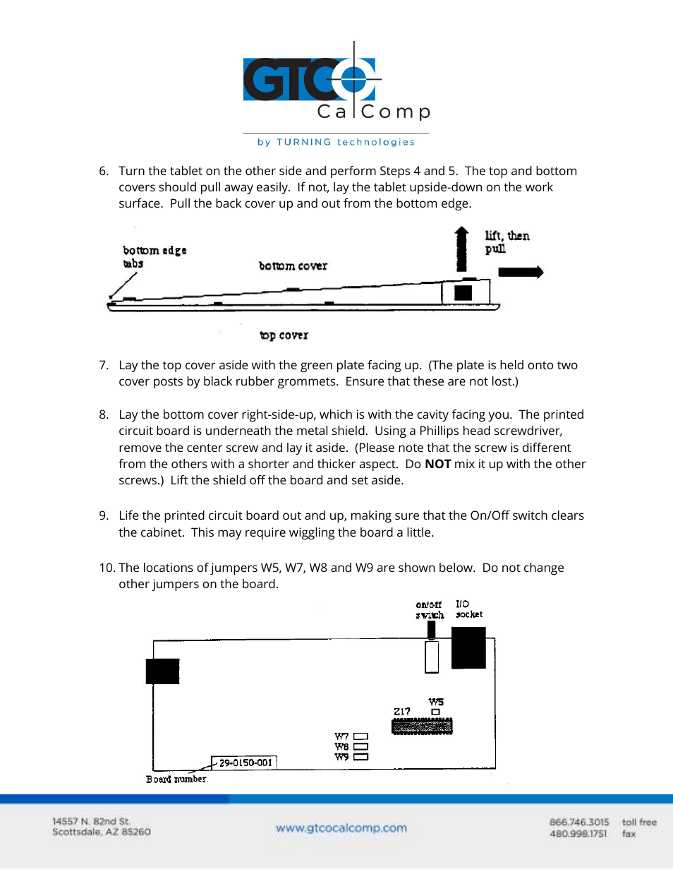 GTCO CR 1212 - Configuration User Manual | Page 4 / 8
