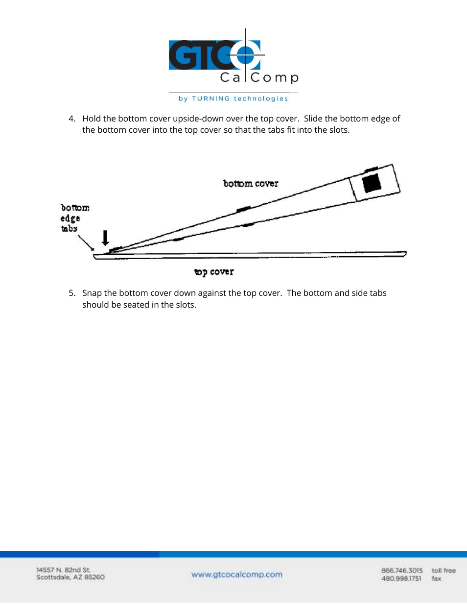 GTCO CR 1212 - Configuration User Manual | Page 8 / 8